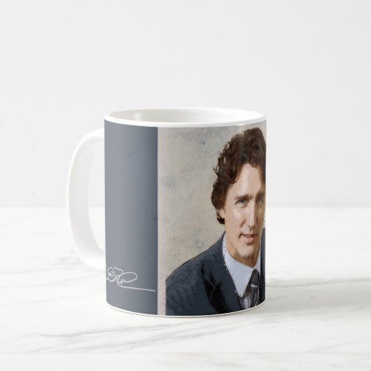 Justin Trudeau Koffiemok (Voorkant links)