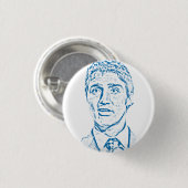 Justin Trudeau Logo Ronde Button 3,2 Cm (Voorkant /achterkant)