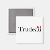 Justin Trudeau Officiële Canadese Vlag Lichtkleur Magneet (Voorkant / Achterkant)