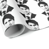 Justin Trudeau Portrait Cadeaupapier (Rol Hoek)