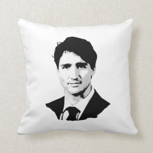 Justin Trudeau Portrait Kussen