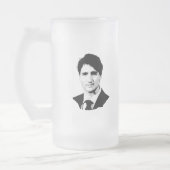 Justin Trudeau Portrait Matglas Bierpul (Links)