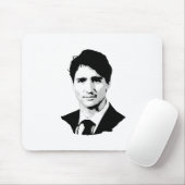 Justin Trudeau Portrait Muismat (Met muis)