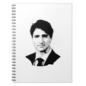 Justin Trudeau Portrait Notitieboek (Voorkant)