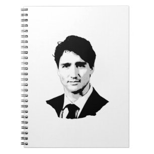 Justin Trudeau Portrait Notitieboek