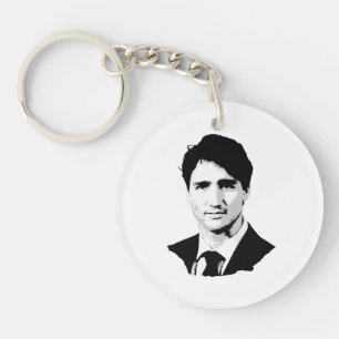 Justin Trudeau Portrait Sleutelhanger