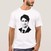 Justin Trudeau Portrait T-shirt (Voorkant)