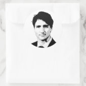Justin Trudeau Ronde Sticker (Tas)
