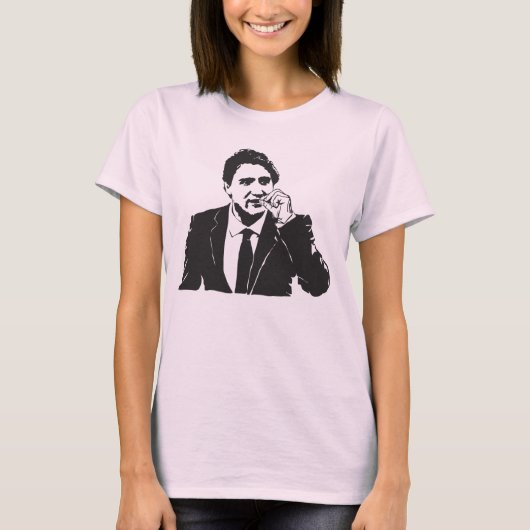 Justin Trudeau. T-shirt (Voorkant)