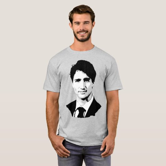 Justin Trudeau T-shirt (Voorkant volledig)