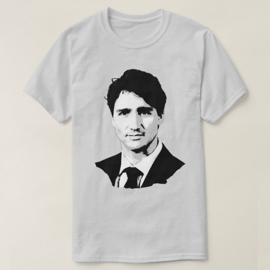 Justin Trudeau T-shirt (Design voorkant)