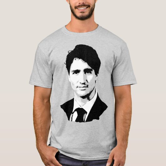 Justin Trudeau T-shirt (Voorkant)