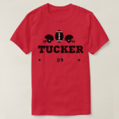 Justin Tucker-nummer T-shirt (Design voorkant)