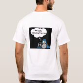 Justin.tv Logo (groot), Syncing... T-shirt (Achterkant)