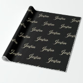 Justin Vorname Name edles Geschenkpapier Papier (Uitgerold)