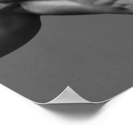 Justin Woltering Black & White Art Poster #1 (Hoek)