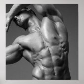 Justin Woltering Black & White Art Poster #1 (Voorkant)