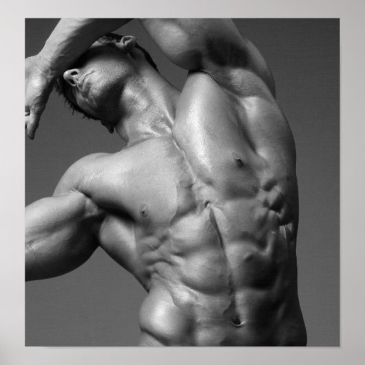 Justin Woltering Black & White Art Poster #1 (Voorkant)