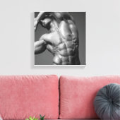Justin Woltering Bodybuilder Afbeelding Wrap Canvas Afdruk (Insitu (Woonkamer))