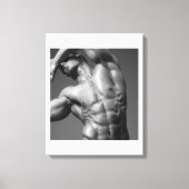 Justin Woltering Bodybuilder Afbeelding Wrap Canvas Afdruk (Voorkant)