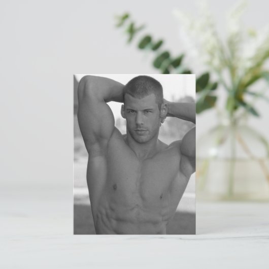 Justin Woltering Briefkaart #3 (Staand voorkant)