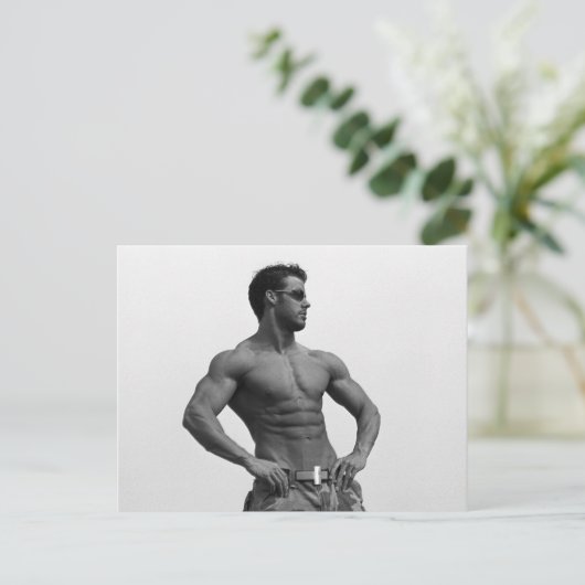 Justin Woltering Briefkaart #45678 (Staand voorkant)