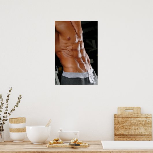 Justin Woltering Poster #17 - Abs (Keuken)