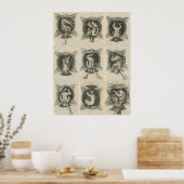 Justine Siegemund Court Verloskundige Geboorte Bab Poster (Keuken)