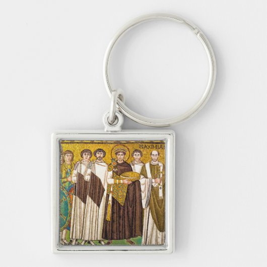 Justinianus de Grote Romeinse keizer Sleutelhanger (Voorkant)