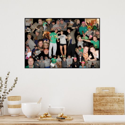 Justin's Collage #2 Poster (Keuken)