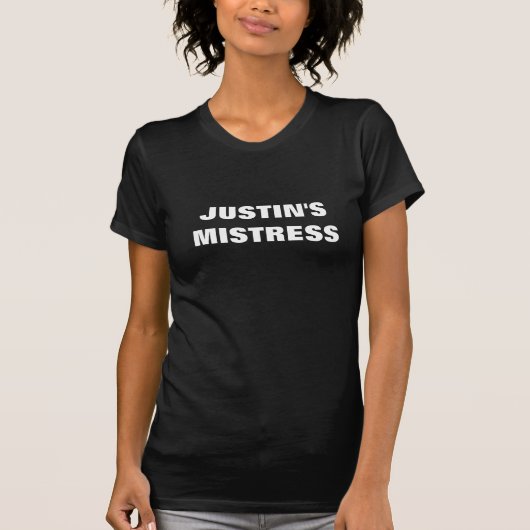 JUSTIN'S MISTRESS T-SHIRT (Voorkant)