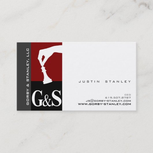 Justin's nieuwe Visitekaartje 5.0 (Voorkant)