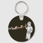 Justin's Popsicle Rainbow Sleutelhanger (Voorkant)