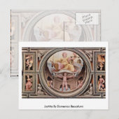Justitia by Domenico Beccafumi Briefkaart (Voorkant / Achterkant)