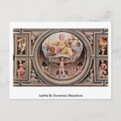 Justitia by Domenico Beccafumi Briefkaart (Voorkant)