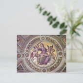 Justitia Tondo by Raffael (beste kwaliteit) Briefkaart (Staand voorkant)
