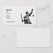 Justitie 01A Visitekaartje (Voorkant / Achterkant)