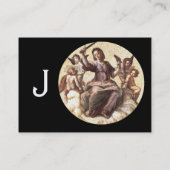 JUSTITIE Allegory Fresco door Raffaello Sanzio Visitekaartje (Achterkant)