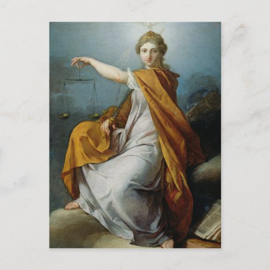 Justitie Briefkaart (Voorkant)
