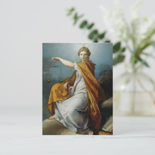 Justitie Briefkaart (Staand voorkant)