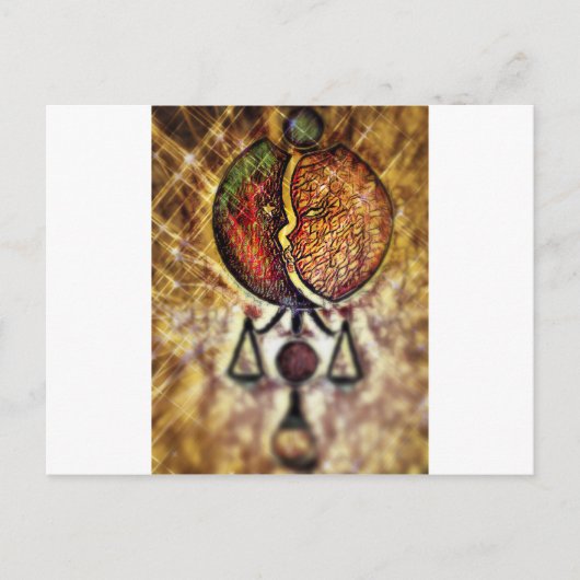 Justitie Briefkaart (Voorkant)