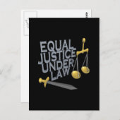 Justitie Briefkaart (Voorkant / Achterkant)