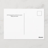 Justitie eist stemming briefkaart (Achterkant)