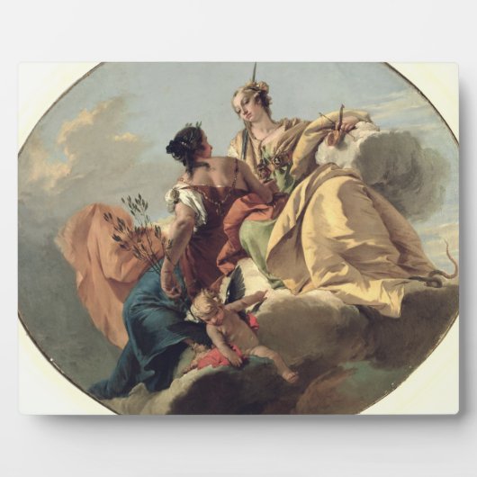 Justitie en vrede fotoplaat (Voorkant)