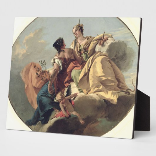 Justitie en vrede fotoplaat (Zijkant)