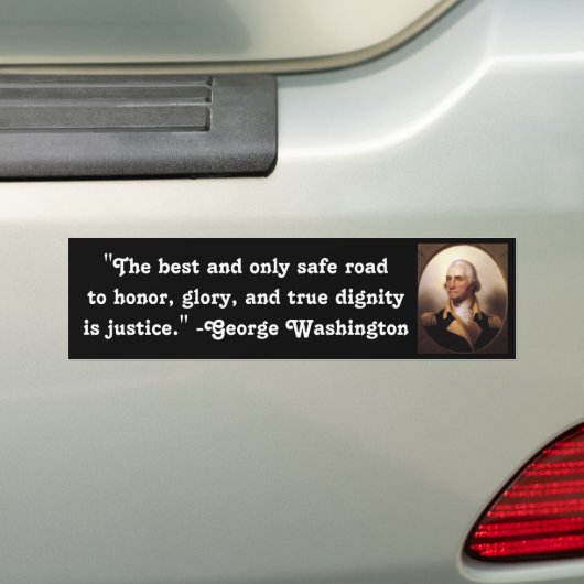 Justitie is belangrijk bumpersticker (Op auto)