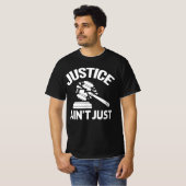 Justitie is niet rechtvaardig – Gebroken hamer Tru T-shirt (Voorkant volledig)