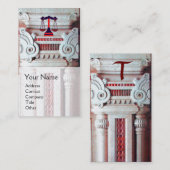 JUSTITIE JURIDISCH KANTOOR, ATTORNEY Monogram Pear Visitekaartje (Voorkant / Achterkant)