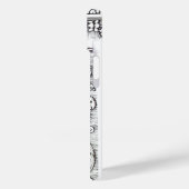 JUSTITIE JURIDISCHE KANTOOR, ATTORNEY Monogram Bla Case-Mate iPhone Case (Achterkant / Links)