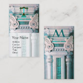 JUSTITIE JURIDISCHE KANTOOR, ATTORNEY Monogram Bla Visitekaartje (Voorkant / Achterkant)